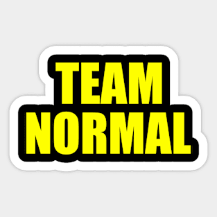 TEAM NORMAL Sticker